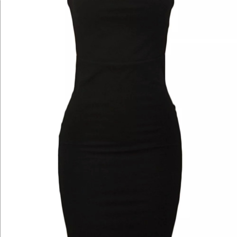 COPY - Black Halter midi dress - Picture 2 of 3
